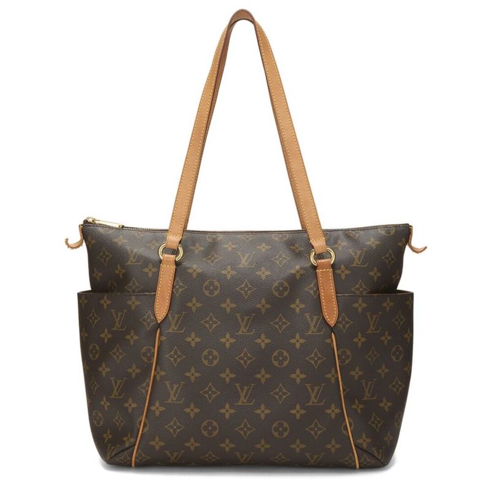 Louis Vuitton Brown Monogram Coated Canvas Totally Mm (Authentic Pre-Loved)